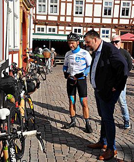 Ilja Ruchs Challenge von Eschwege nach Regen